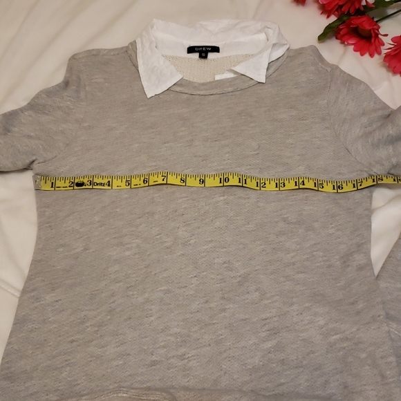 NEW DREW Layered Sweatshirt Trendy Anthropologie Soft Thermal Knit Bohemian Luxe - Picture 10 of 16